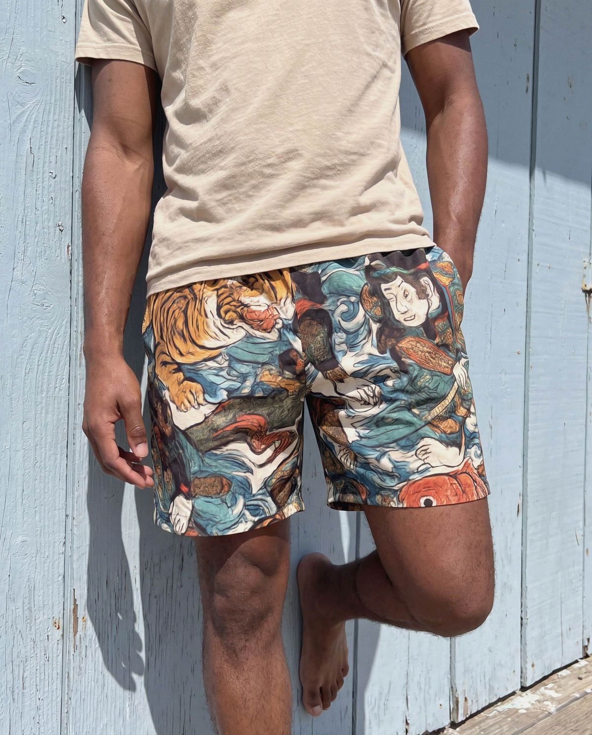Edo Men's Swim Trunks Men's Swim Trunks — Lolekai