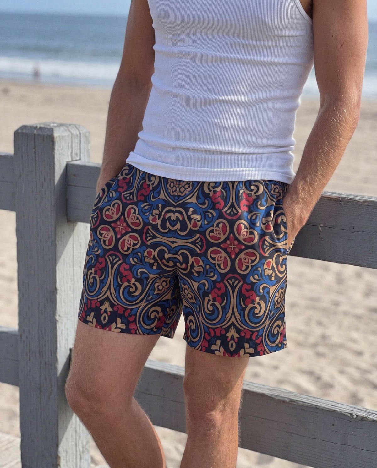 Qasr Men's Swim Trunks Men's Swim Trunks — Lolekai