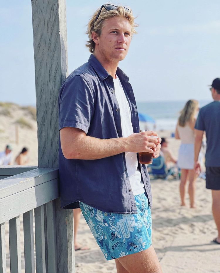 Coffee Bean Cita men's swim trunks