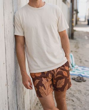 Burnt Sienna Lush Men's Swim Trunks bikini — Lolekai
