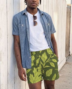 Lime Lush Men's Swim Trunks Men's Swim Trunks — Lolekai