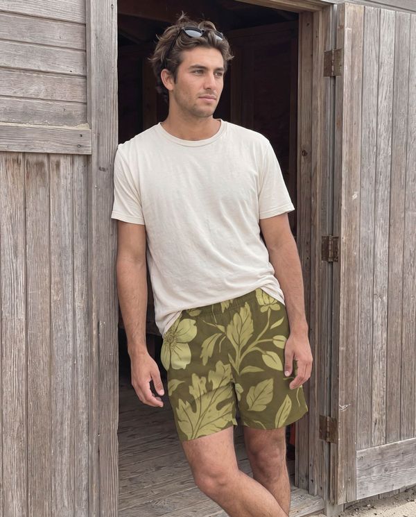 Men's Swim Trunks in Acacia Lush