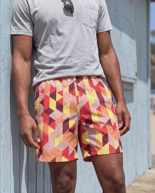 Men's Tea Rose Nami Swim Trunks
