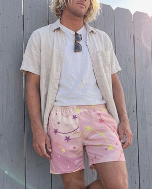 Dusty Rose Astral Men's Swim Trunks Men's Swim Trunks — Lolekai