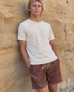 Burnt Sienna Eclipse Men's Swim Trunks Men's Swim Trunks — Lolekai