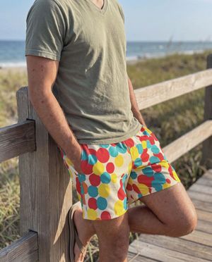 Tea Rose Kumo men's swim trunks