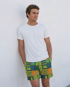 Runway Emerald Ubuntu Men's Swim Trunks Men's Swim Trunks — Lolekai