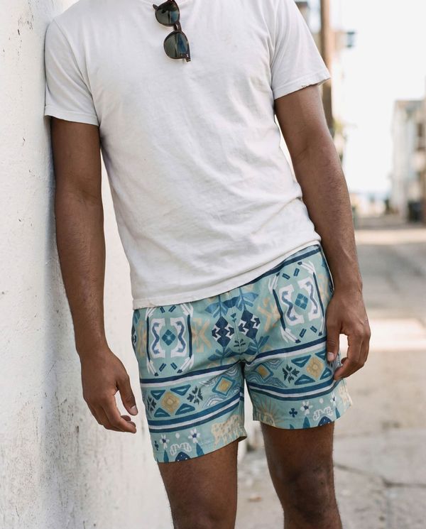 Men's Jelly Mint Sol Swim Trunks