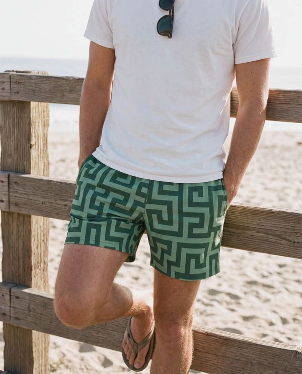 Men's Jelly Mint Akari Swim Trunks
