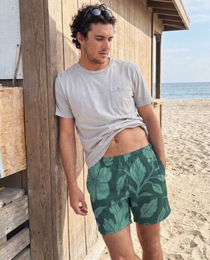 Transformative Teal Lush Men's Swim Trunks Men's Swim Trunks — Lolekai