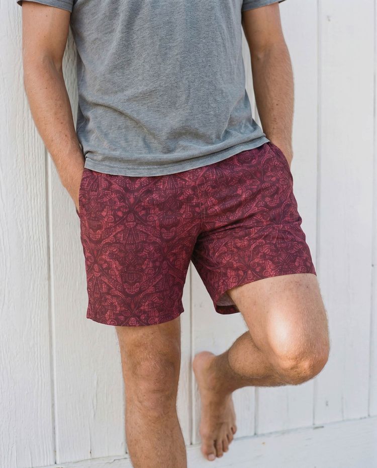 Men's Electric Fuchsia Kumo Swim Trunks