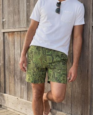 Lime Solstice Men's Swim Trunks Men's Swim Trunks — Lolekai