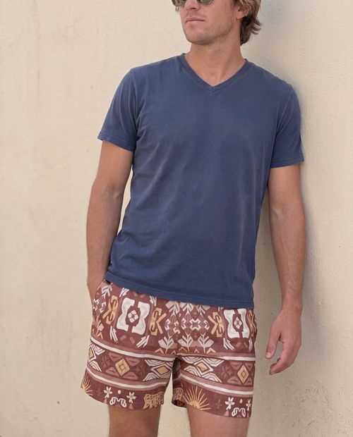 Coral Sol men's swim trunks