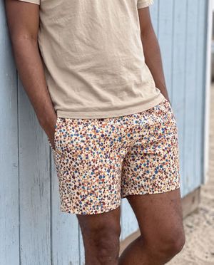 Coffee Bean Sumi Men's Swim Trunks Men's Swim Trunks — Lolekai
