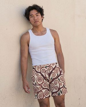 Amaranth Elysium Men's Swim Trunks Men's Swim Trunks — Lolekai