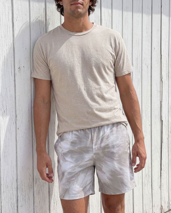 Men's White Onyx Glacier Swim Trunks