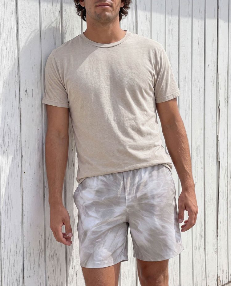 Men's White Onyx Glacier Swim Trunks