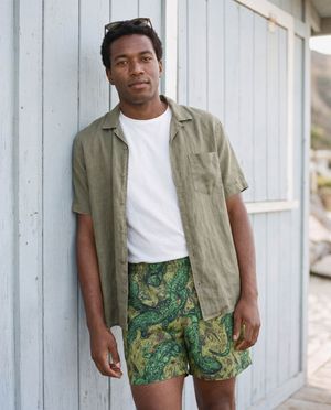 Lime Sway Men's Swim Trunks Men's Swim Trunks — Lolekai