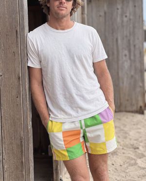 Acacia Pixel Men's Swim Trunks Men's Swim Trunks — Lolekai