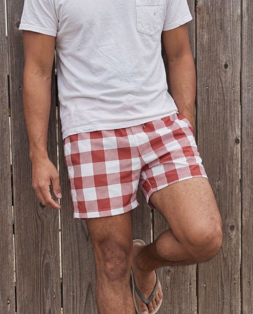 Burnt Sienna Vista Men's Swim Trunks Men's Swim Trunks — Lolekai