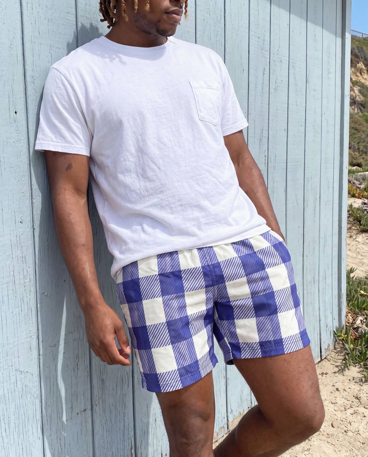 Rhodonite Haven Men's Swim Trunks Men's Swim Trunks — Lolekai