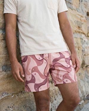 Tea Rose Zahara men's swim trunks