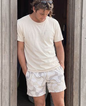 White Onyx Zahara men's swim trunks