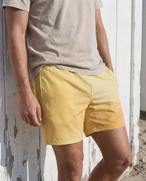 Yellow Chroma men's swim trunks