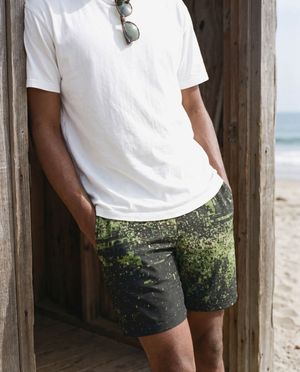 Acacia Pixelate men's swim trunks