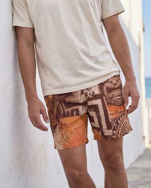 Muskmelon Kanaloa Men's Swim Trunks Men's Swim Trunks — Lolekai