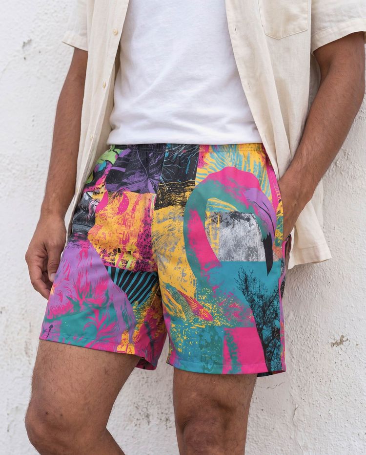 Flamboyance men's swim trunks