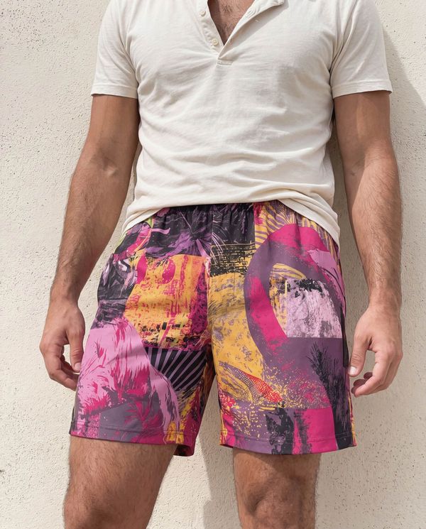 Men's Amaranth Flamboyance Swim Trunks