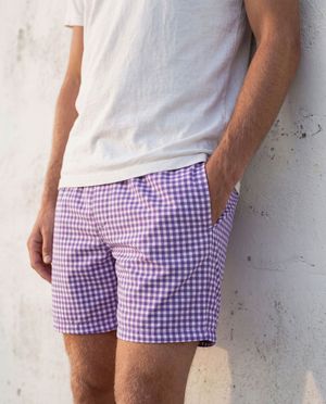 Grape Soda men's swim trunks