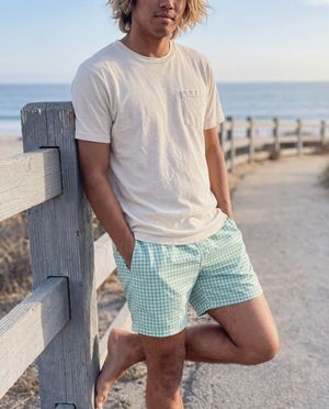 Mint Julep men's swim trunks
