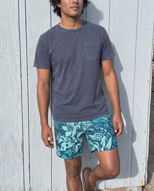 Turquoise Honua Kai men's swim trunks