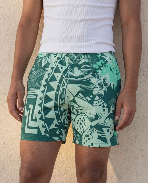 Jelly Mint Koa Uli Men's Swim Trunks Men's Swim Trunks — Lolekai