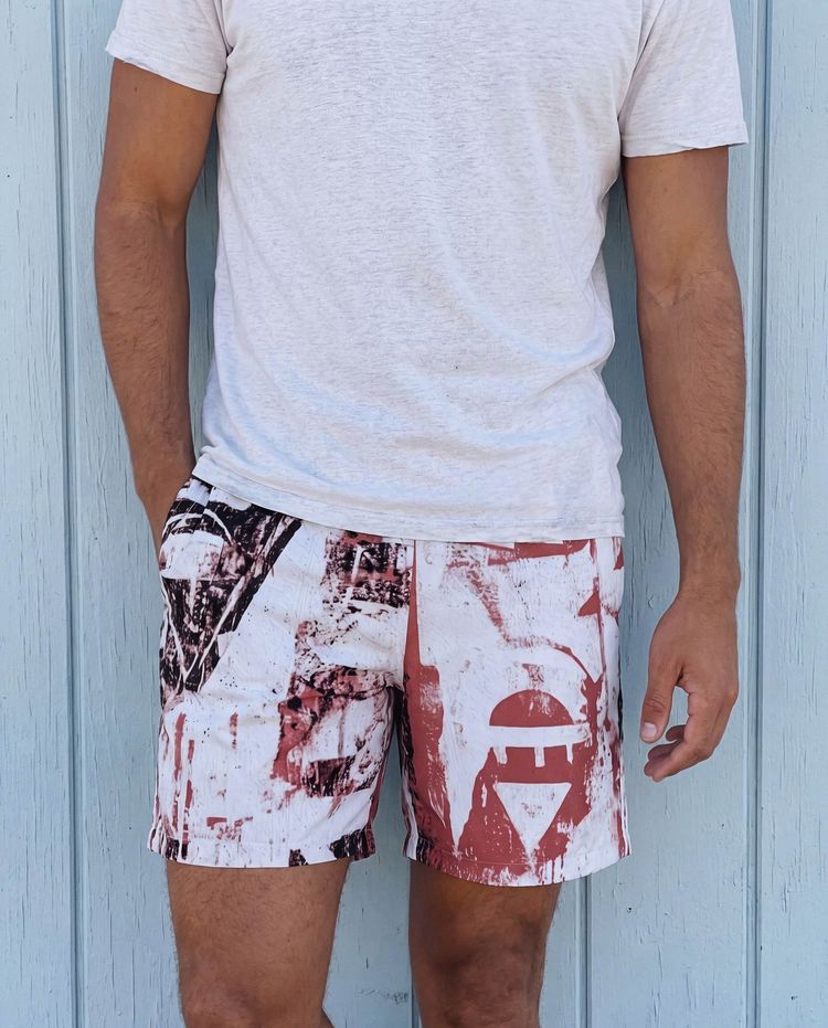 Men's Tea Rose Dusk Swim Trunks