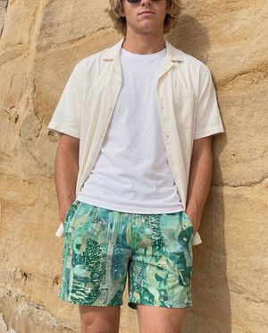 Jelly Mint Astral Men's Swim Trunks bikini — Lolekai