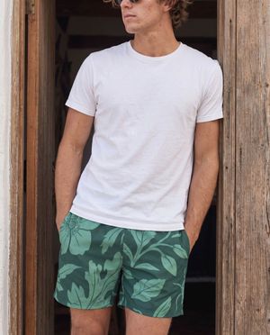Transformative Teal Lush Men's Swim Trunks Men's Swim Trunks — Lolekai