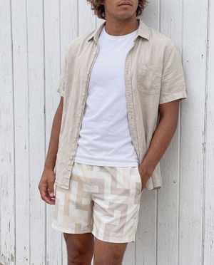 White Onyx Shiori men's swim trunks