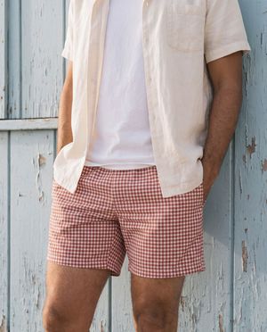 Cranberry Club men's swim trunks