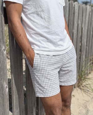Cloud Grey men's swim trunks