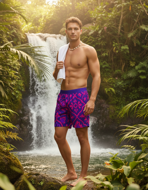 Bosphorus Men's Swim Trunks Men's Swim Trunks — Dripper