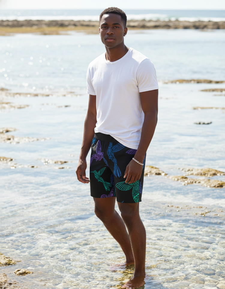 Celestial Flow Aether Swim Trunks
