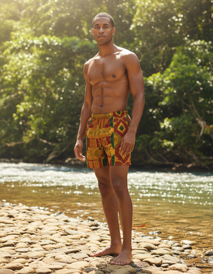 Ubuntu Men's Swim Trunks Men's Swim Trunks — Dripper