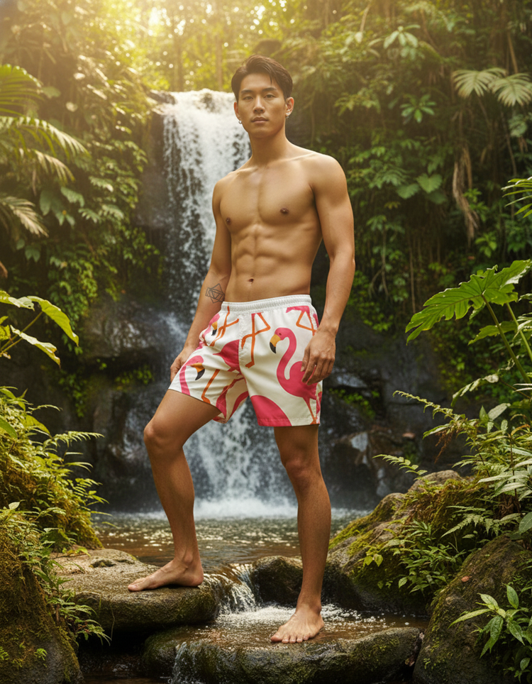 Serene Elysium Swim Trunks