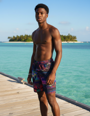 Glitch Collection Swim Trunks swim trunks