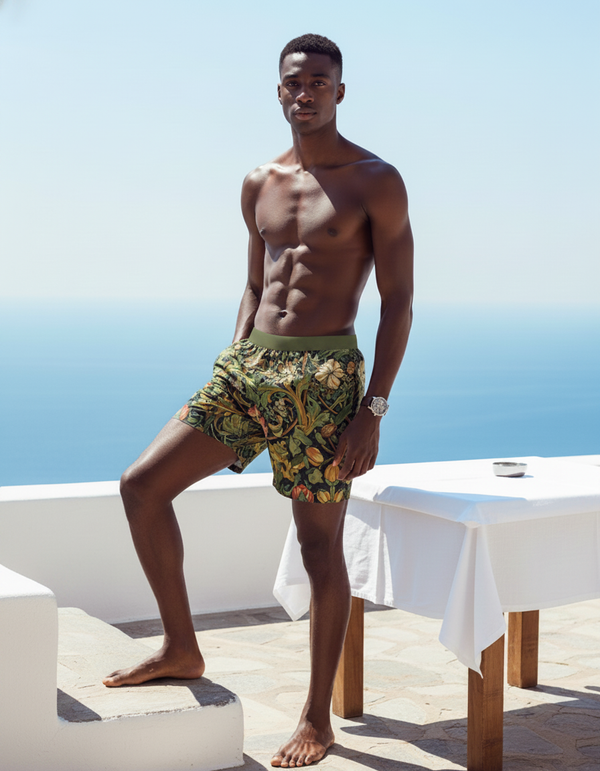 Men's Swim Trunks in Chrysanthemum