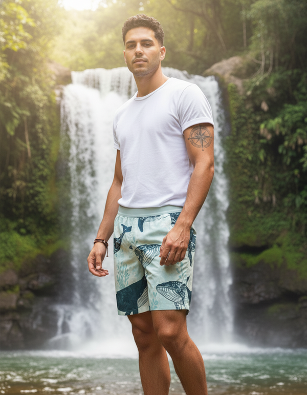 Whale Collection Swim Trunks swim trunks