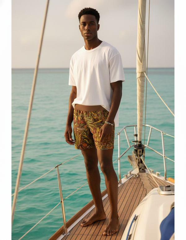 Solarpunk Collection Swim Trunks swim trunks